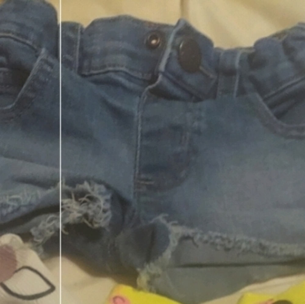 Shirts with Jean shorts
